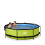 EXIT TOYS EXIT Frame Pool ø300x76cm (12v Cartridge filter) – Lime + Ca 9