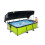 EXIT TOYS EXIT Frame Pool 220x150x60cm (12v Cartridge filter) - Lime + 8