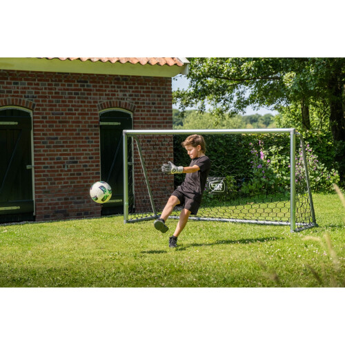 EXIT TOYS EXIT Scala Aluminium Football Goal 7x4ft – Matt Silver 2