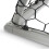 EXIT TOYS EXIT Scala Aluminium Football Goal 7x4ft – Matt Silver 7