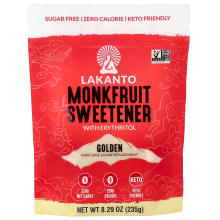 Lakanto, Mönchsfrucht-Süßstoff mit Erythrit, Golden, 8,29 oz (235 g)