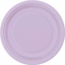 Lavender Paper Plates - 21.9cm (Pack of 8)