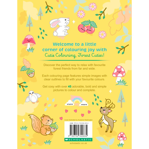 Forest Cuties Cozy Colouring Book 2