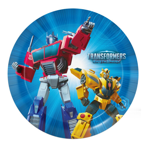 Transformers Paper Plates - 18cm (Pack of 8)