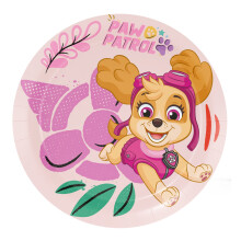 Paw Patrol Skye Party Paper Plates - 18cm (Pack of 8)