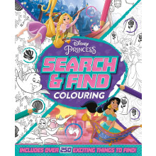Disney Princess: Search & Find Colouring Book