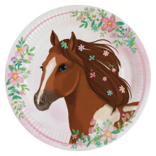 Beautiful Horses Paper Plates, 23 cm (Pack of 8)