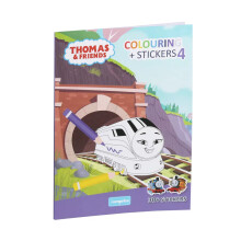 Thomas and Friends Colouring + Stickers 4 Book 24 Pages