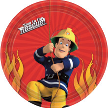 Fireman Sam - To the Rescue Paper Plates (Pack of 8)