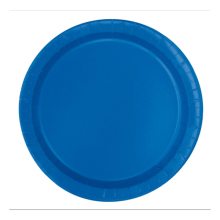 Royal Blue Paper Plates - 21.9cm (Pack of 8)