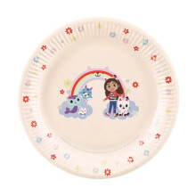 Gabby's Dollhouse Paper Plates 23 cm (Pack of 6)