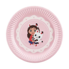 Gabby's Dollhouse Paper Plates 18 cm (Pack of 6)