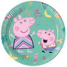 Peppa Pig Messy Play Paper Plates - 20cm (Pack of 8)
