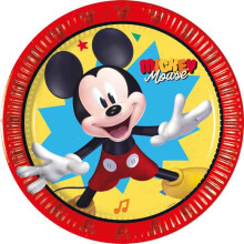 Mickey Mouse Jump Into Fun Paper Plates - 20cm (Pack of 8)