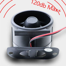 Car Anti-Theft Horn Siren, Horn Alarm 12V Tweeter Alarm Treble Voice Speaker High Decibel Intelligent Voice Alarm