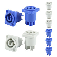 10Pcs 3 PIN 20A 250V AC Powercon Connector Socket NAC3MPA-1 NAC3MPB-1 Output Connector and Grey White