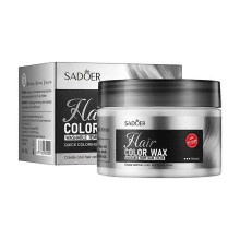 (White) 6 Colored Hair Clay Series: Natural, Long-Lasting, Non-Greasy, And Volumizing Hair Wax
