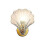 Crystal And Iron Base Shell Sconce, Crystal Shell Sconce Crystal Sconce (champagne Gold) 1