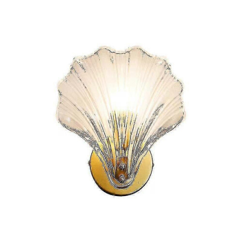Crystal And Iron Base Shell Sconce, Crystal Shell Sconce Crystal Sconce (champagne Gold)