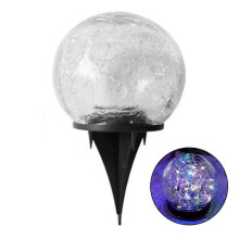 (Colorful Light) Solar Garden Light Outdoor Easy to Install Maintain for Garden Party Decor