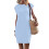 Women's short-sleeved round neck pullover textured-apricot XXL 6