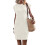 Women's short-sleeved round neck pullover textured-apricot XXL 2