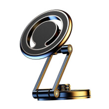 (silver) Magnetic Phone Holder For Car, Foldable Phone Mount Multi-functional Magnet For Car Dashboard Phone Holder Magnetic Car Mount For All Phone
