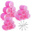 Hair Rollers with Clips Self Grip Rollers for Hair Volume l Rollers for Hair(28pcs,pink+silver) 1