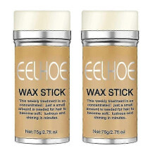 2Pcs 75g Strong Hold Hair Wax Stick for Hair Styling Wig Knots Healer Gel Stick Thin Baby Hair Perfect Line 25-26