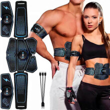 EMS Muscle Stimulator, Professional Waist Trainer for Men And Women, Abs Trainer, Abdominal Muscle Toning, Electronic Toning Belts