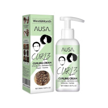 (2PCS) West&Month Curly Hair Elastin, Moisturizing Curly Hair Styling Fluffy Elastic Strong Hair Smoothing Frizz And Hair Care