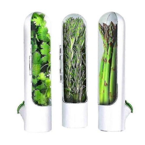 Vanilla Keep-fresh Cup, Kitchen Preservation Cup, Vegetable Asparagus Preservation Bottle8.5*8.5*26