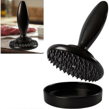 Reversible Meat Tenderizer, 3-in-1 Dual Sided Meat Tenderizer And Pounder, Burger Press Patty Maker