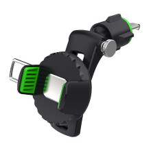 (Air Vent Green) Car Mobile Phone Holder 360 Rotation Phone Stand Suction Cup Dashboard Phone Mount For 4-6 Inches Phones
