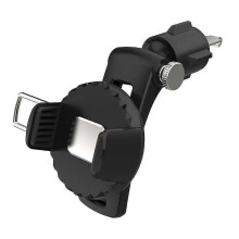 (Air Vent Black) Car Mobile Phone Holder 360 Rotation Phone Stand Suction Cup Dashboard Phone Mount For 4-6 Inches Phones