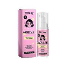 Setting foam mousse, anti-frizz, long-lasting fragrance, moisturizing, fluffy, elastic mousse, maintains curl and sets hair.
