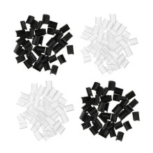 200x Human Hair Extensions Nail / Tab U-Tip Keratin Nail Tip / U-tip Remy Hair
