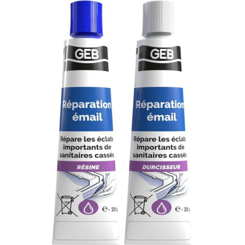 Emailreparatur - GEB - Zweikomponenten - Weiß