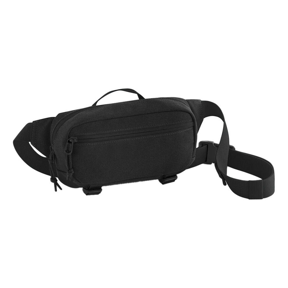 Bagbase (One Size, ) Ramble Recycled Polyester Waist Bag Black