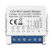 Tuya  WiFi Light  4 Way Control  Breaker Controlled By Yandex Alexa  Home