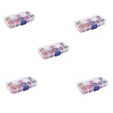 Alice Guitar Pick 5 Box Case 40 Pieces Plectrum Mediator Mix 0.58-1.5