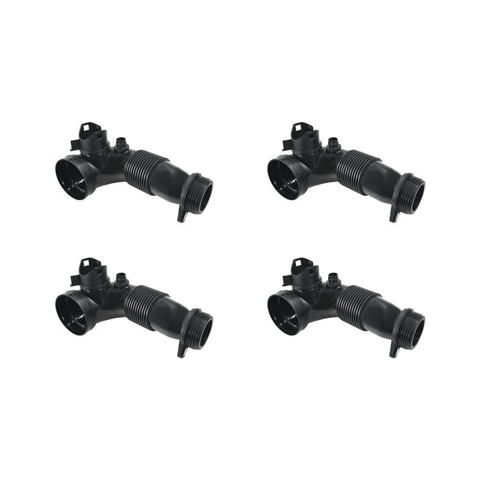 4X For F22 F23 F30 F32 F33 F34 F10 E84 F25 Turbocharger Intercooler Air Inlet Tube Air Intake Hose Pipe 13717605638 6033514738606