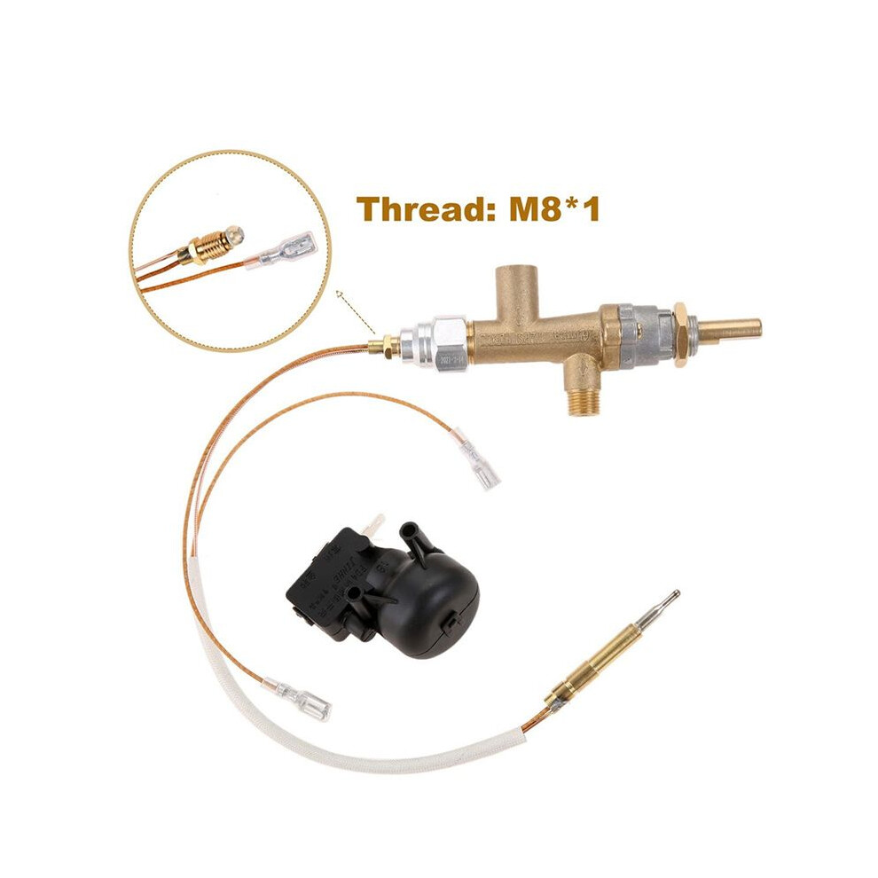 4X Gas Patio Heater Control Valve Thermocouple Sensor Dump Knob Propane Lpg Fire Pit Control Safety Port 6032940012540
