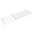 Tension Shelf White Adjustable Closet Divider24cm 3