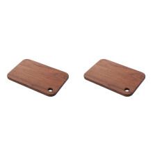 2X Wooden Foods Cutting Chopping Board Outdoors Camping Vegetable Fruits Meats Bread Cutting Chopping Board,L