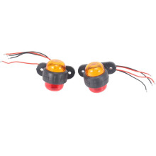6Pcs Truck Trailer LED Lamps 24V Car Side Lights Warning Signal Side Light