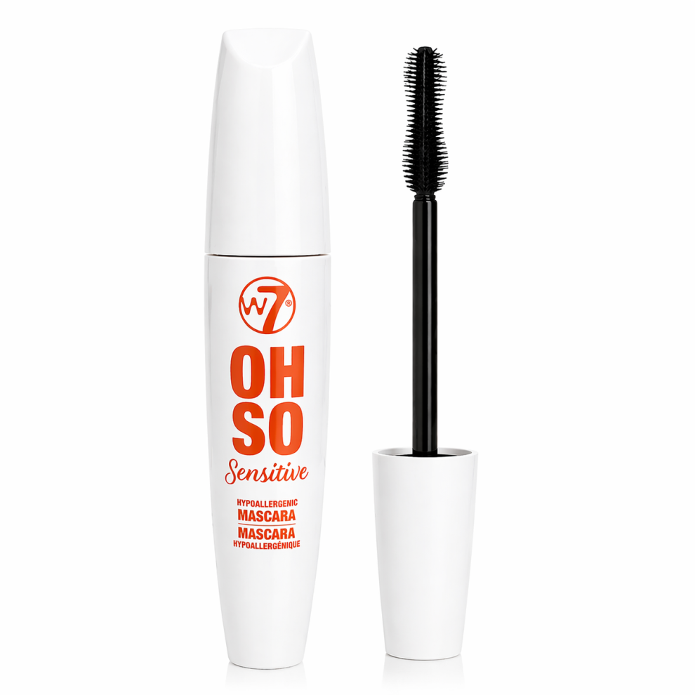 W7 Oh So Sensitive Mascara Hypoallergenic Gentle Volume Lash Black