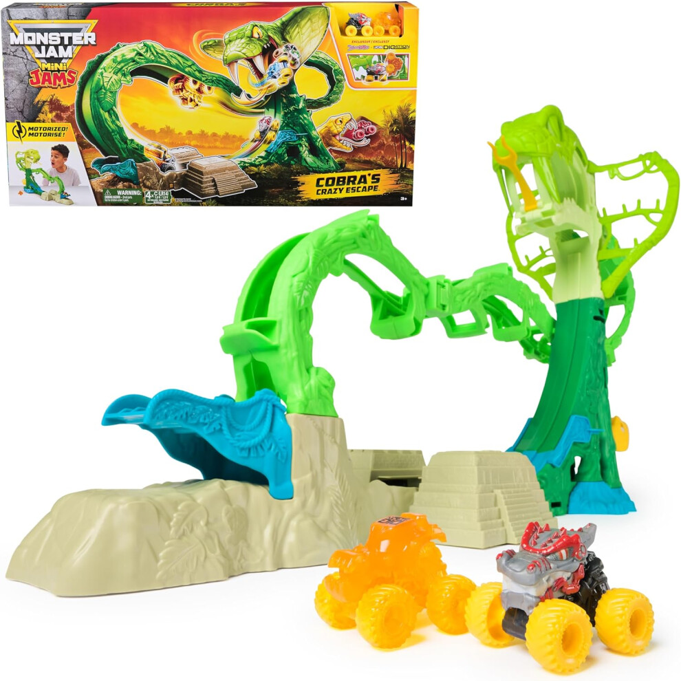 Spin Master Monster Jam Mini Jams Cobras Crazy Escape 71Cm Motorised Playset