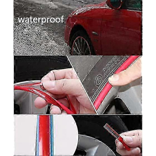 (red) 8m Car Rim Protector Cover for Alloy Wheels 2