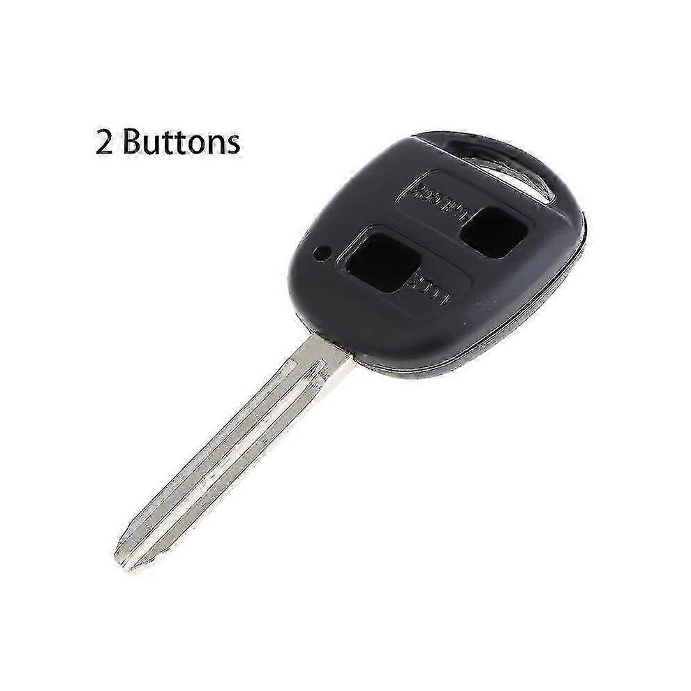(2 Plastic Button) Toyota 3-Button Remote Control Key, Compatible With Rav4, Yaris, Prado, Corolla, Land Cruiser, Previa, Tarago 7624176670077